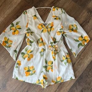 New-womens Lemon Romper